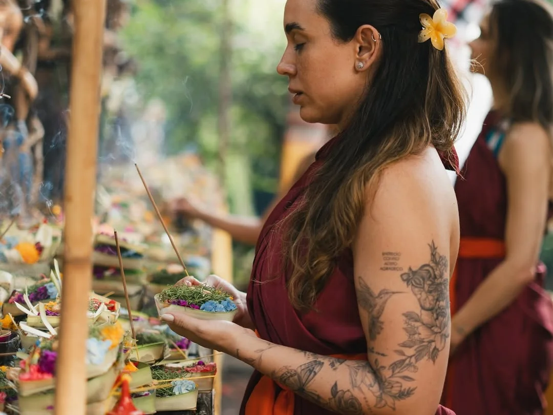 Bali: Sacred Melukat Ceremony at Taman Beji Griya Waterfall 3