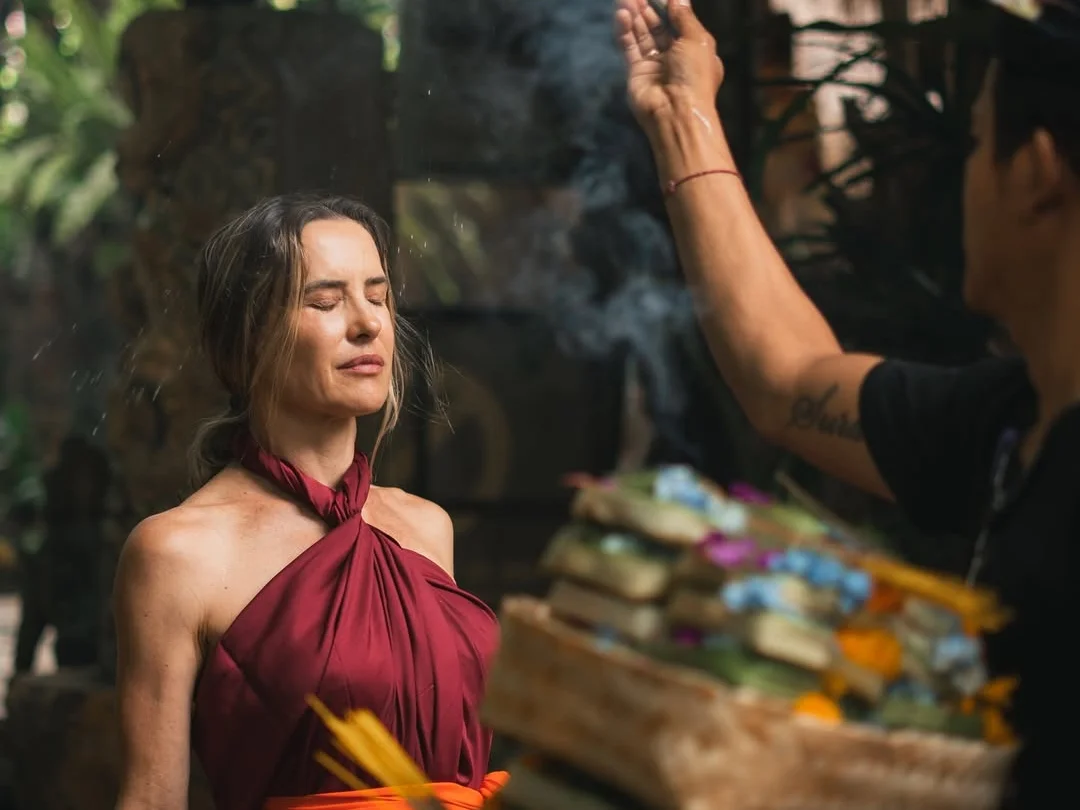 Bali: Sacred Melukat Ceremony at Taman Beji Griya Waterfall